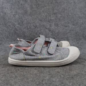 Cat & Jack Shoes Kids 12 Sneakers Casual Double Straps Toddler Grey Fabric